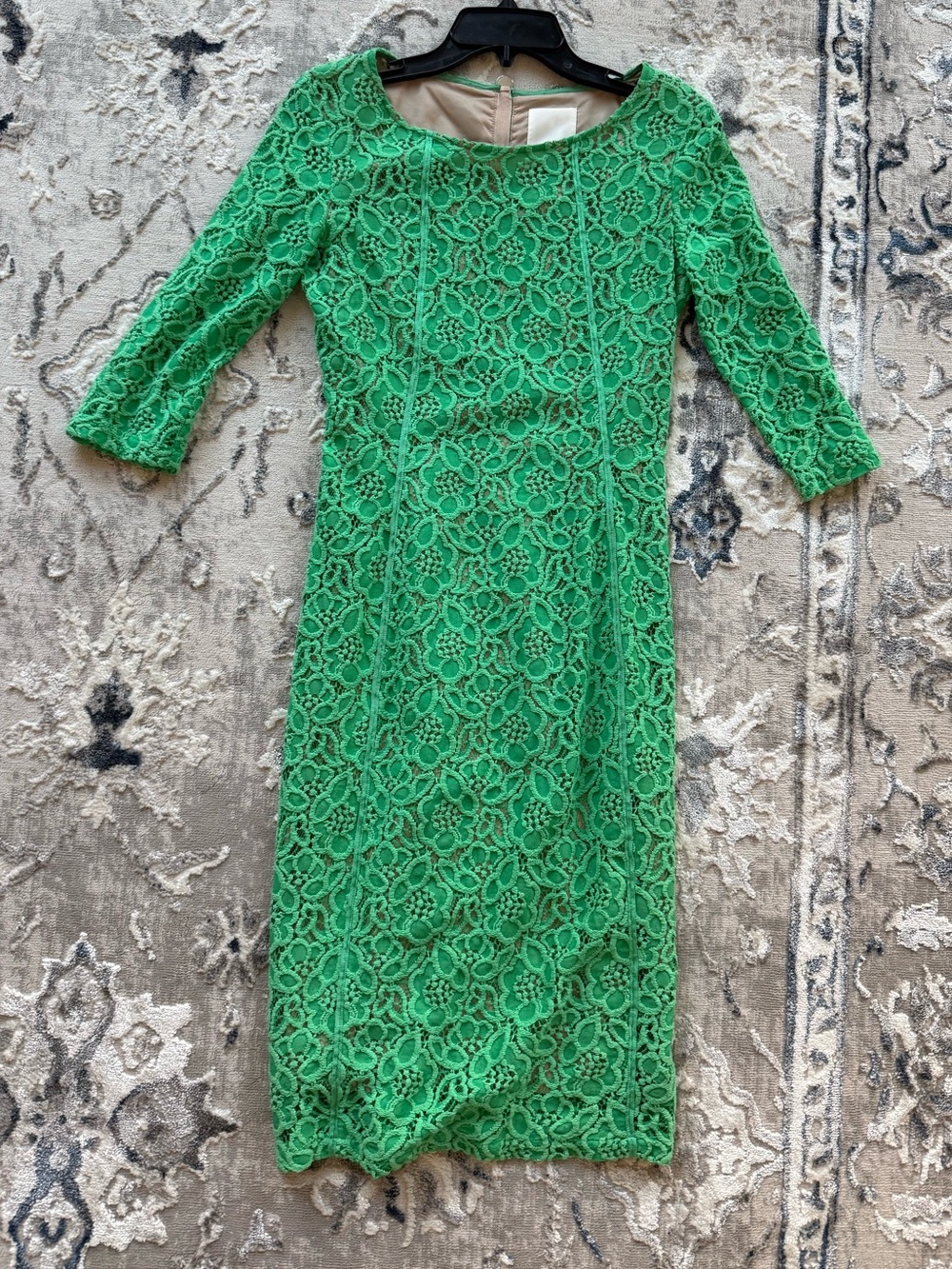 Green Lace Sheath Dress - Elegant Women's Dress
